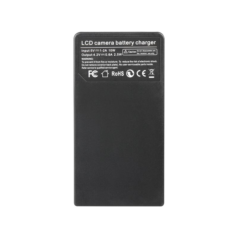 Til nikon en -el5 3.7v 1400 mah batteri 2 +  lcd-skærm usb-oplader + usb-kabel
