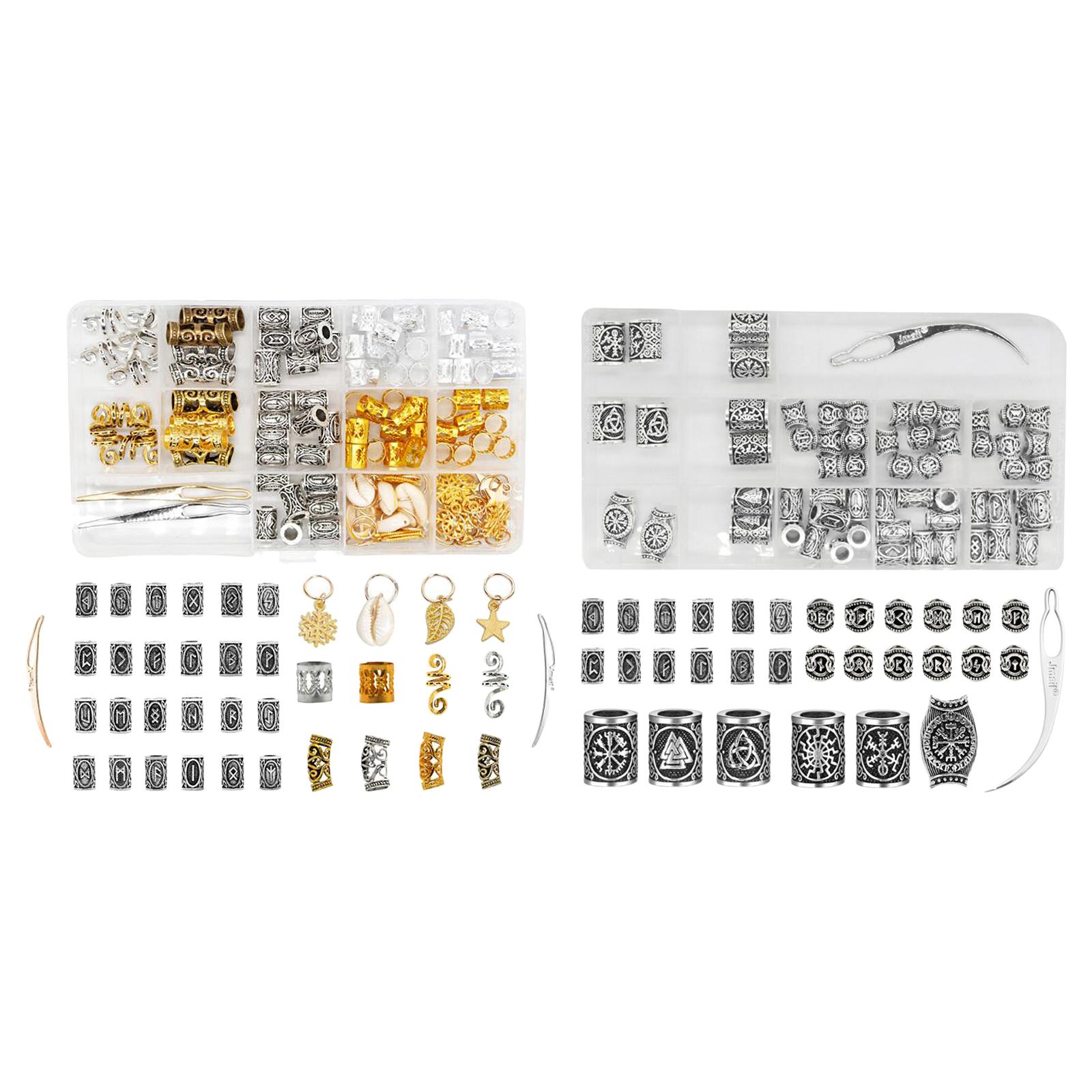 Hair Braid Jewelry Multiple Hard-wearing Easy to Use Cuffs Braid Rings Hair Jewelry Pendants