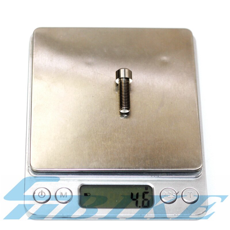 5g/Ud. Perno ultraligero de titanio Ti M7 20 M7 * 20 M7x20 tornillo ligero para tubo de cabeza Birdy para tornillo para manillar Brompton