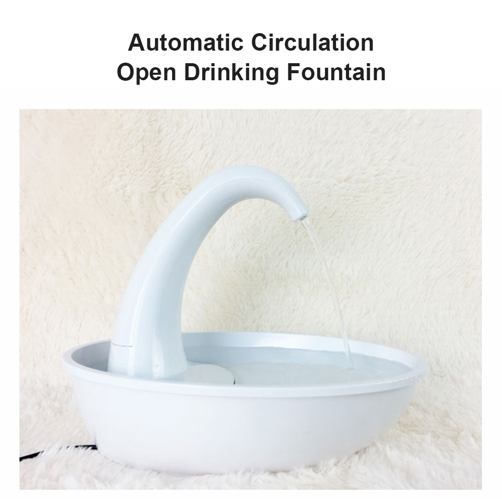 Water Dispenser Fountain Pet Supplies Fountain Drinker/Filters Automatic Dog Swan Shape Drink Fountain