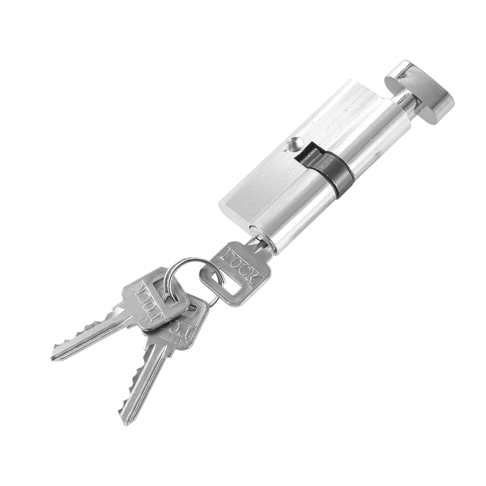 Indoor Aluminum Home Security Gate Door Lock With 3key Safety Cylinder Thumb Turn Cylinder Wooden Door Lock