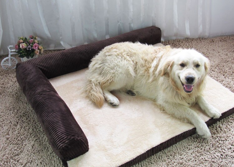 Luksus stor hundeseng sofa hund kat kæledyrspude til store hunde vaskbar rede kattegrus bamse hvalpemåtte kennel kæledyrshus sml xl