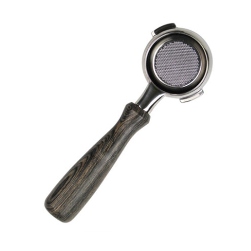 Nuova Coffee Machine Handle 58mm Solid Wood Bottomless Synthetic Handle Suitable for Delonghi/La Marzocco/E61 Universal