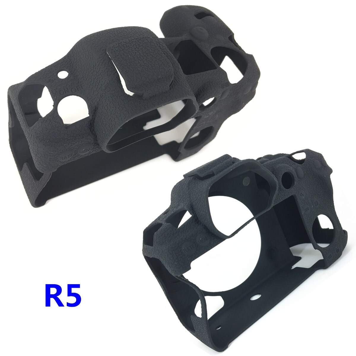 Gummisilikonfodral kroppsskydd skydd ramskal för canon eos  r5 r6 eosr 5 eosr 6 spegellös kamera
