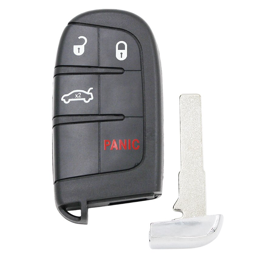 3/4/5 buttons Smart Remote Key Shell for Fiat 500X 500 500L for Jeep Renegade Compass M3N-40821302 with uncut SIP22 blade: 3 Buttons / 5PCS