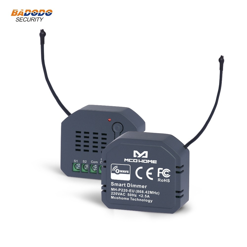 Z-wave EU 868.42MHz light dimmer dimming module switch MCO Home MH-P220 for smart home light control