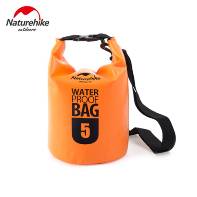 Naturehike-bolsa seca impermeable de 5L, 10l, 15l, 20 litros, bolsa seca con correa para el hombro, para playa, natación, kayak, acampada