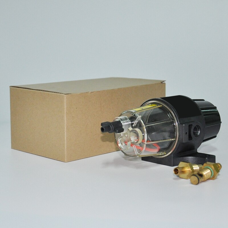 UF-10K Yacht Stiefel Benzin Motor- Kraftstoff Filter Wasser Separator Montage-Klar Schüssel Alle Außenbordmotoren Kraftstoff Panzer