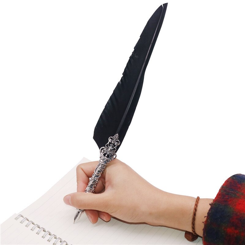 1 set Russische Engels Kalligrafie Veer Dip Pen Schrijven Inkt Set Briefpapier Box met 5 Nib Boutique veer pen