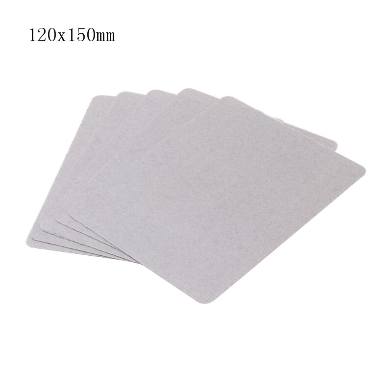 5Pcs Mica Plate Sheets Microwave Oven Replace Part 120x150mm Universal For Midea 10166