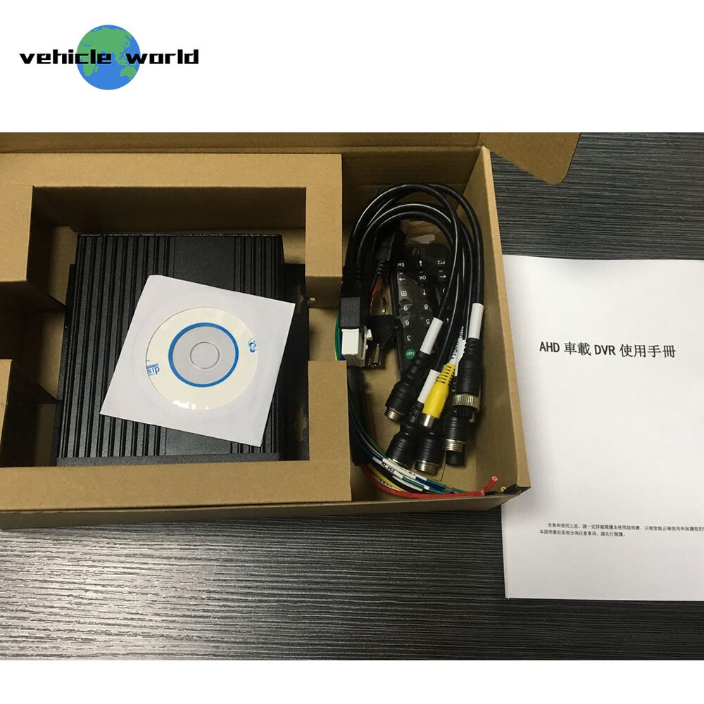 H.264 Vehicle Digital Video Recorder 2ch 4ch Mobile DVR SD Card AHD MDVR