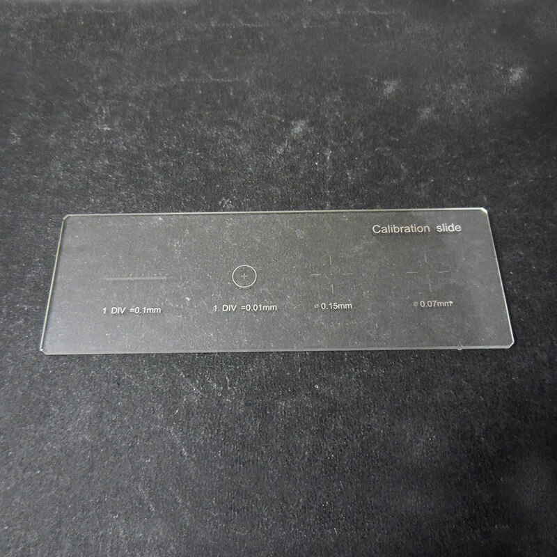 Microscoop accessoires 0,01 mm microscoop glas liniaal