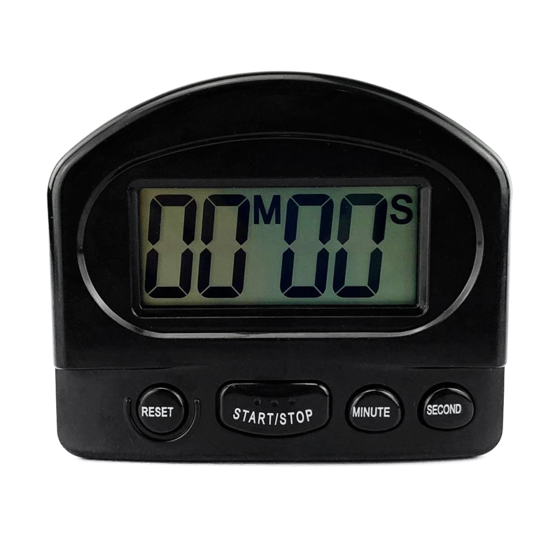 Kitchen Timer Digital Timers for Cooking Magnetic Count Up or Countdown Timer Clock with Large LCD Display&amp; Loud Alarm: black