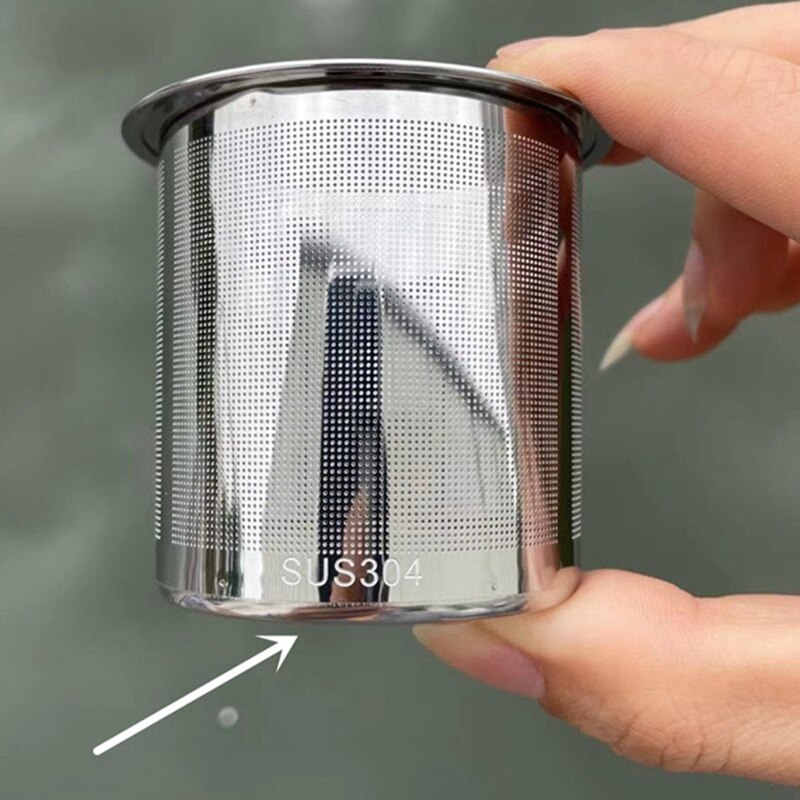 Stainless Steel Tea Filter Screen Teapot Leakage Net Coffee Cup Leakage Filter Screen Fruit Juice Soybean Milk Leakage