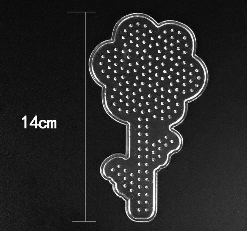 5mm Hama Beads Pegboard Toy DIY PUPUKOU Beads tool Educational Tangram Jigsaw Puzzle Template Kids Toy