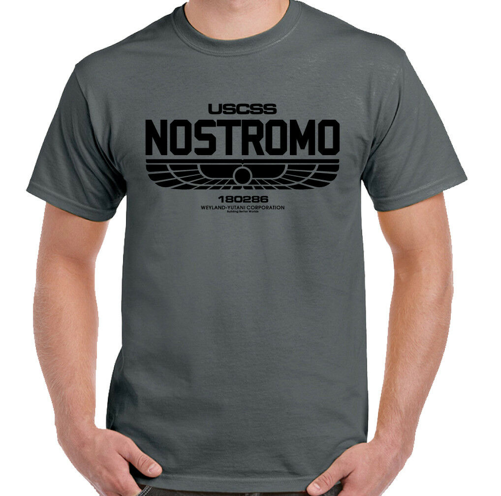 Nostromo 180286-Heren T-Shirt Alien Film Film USCSS Weyland-Yutani Sci-fi