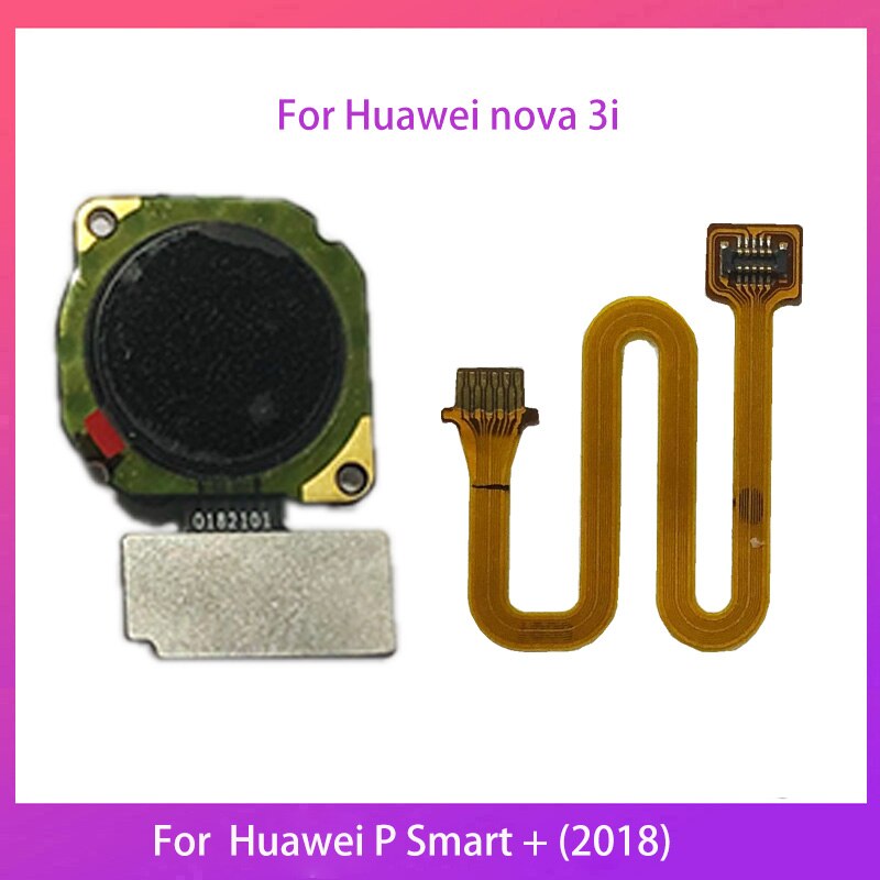 Voor Huawei Nova 3i/ P Smart Plus Vingerafdruk Sensor Home Button Key Touch Id Flex Kabel