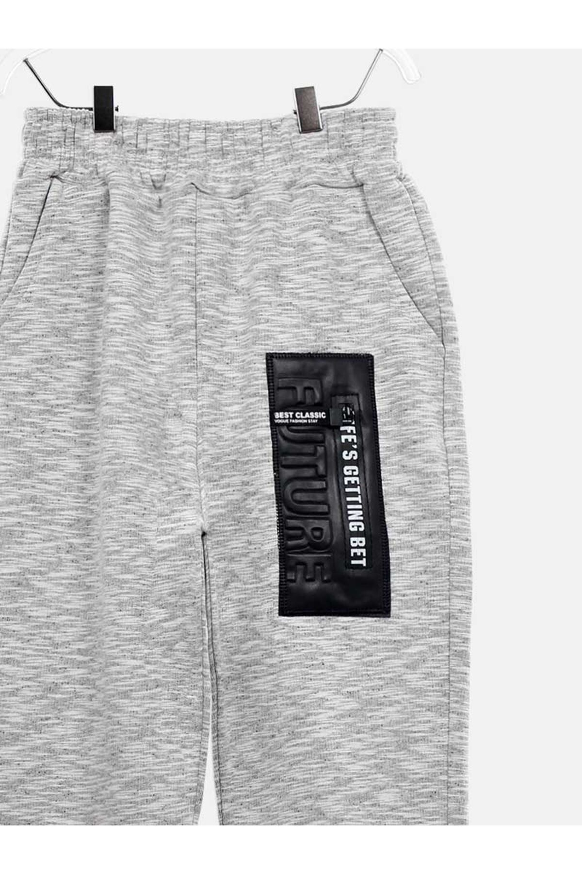 Gray Winter Men 'S Sweatpants