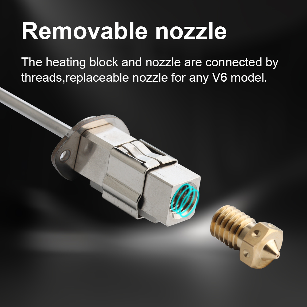 Trianglelab CHCB-SV08 Hotend side upgrade for SV08 compatible with previous heat sinks 80w heating element
