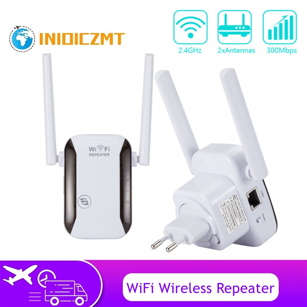 Inioiczmt Draadloze Wifi Repeater Router 2.4G 300Mbps Netwerk Signaal Versterker WR229 IIEEE802.11 B/G/N 2 antenne Wifi Booster Thuis