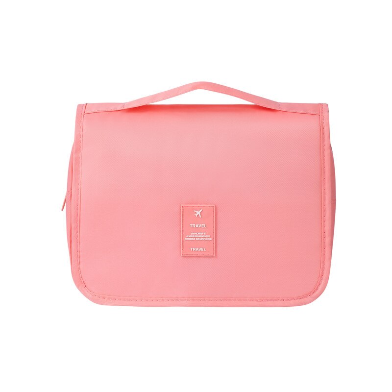 FUDEAM poliestere impermeabile multifunzione borsa cosmetica da donna articoli da toeletta organizzare borsa da viaggio borsa da bagno appesa: Rose Bloom