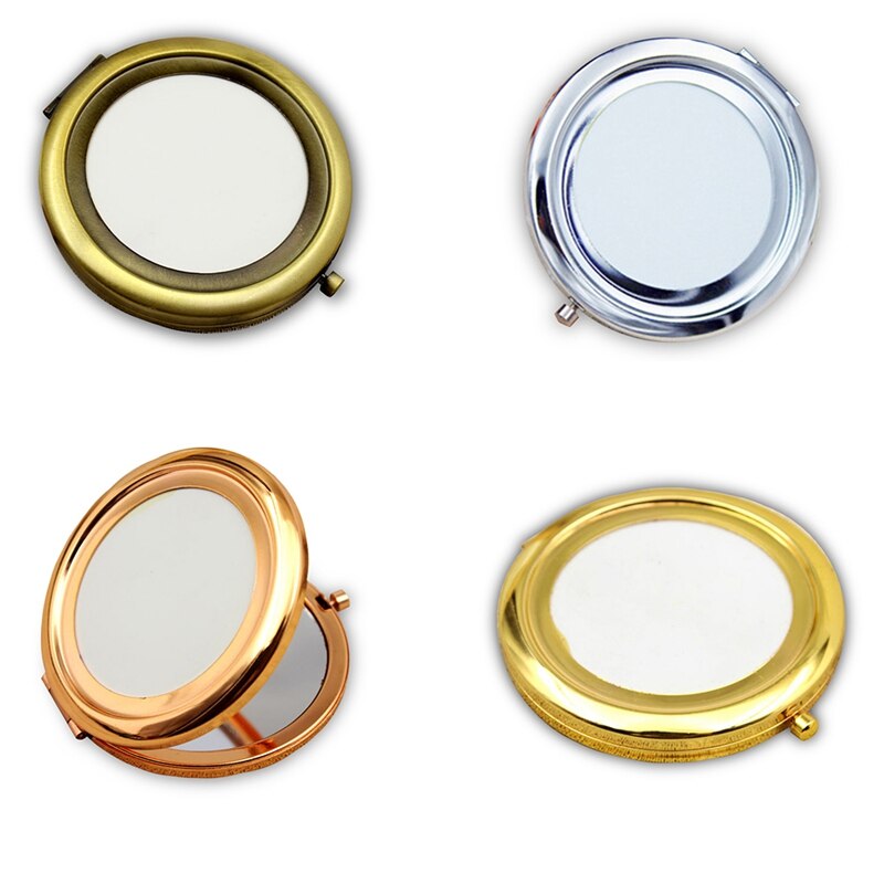 Make-upspiegel retro make-upspiegel draagbare cosmetische mini vintage handspiegel zakspiegel