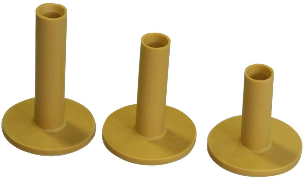 Golf Practice Tees, 3/6 Pieces Rubber Tees,Indoor and Outdoor,for Driving Range and Practice Mat