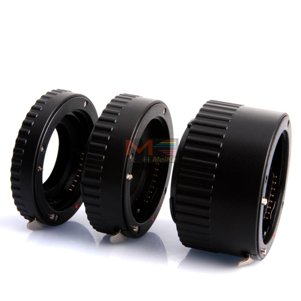 Meike MK-S-AF-B ABS Auto Focus AF Macro Extension Tube Set voor Sony Minolta EEN mount a99 a58 a350 a550 a77 a580 a200 a33