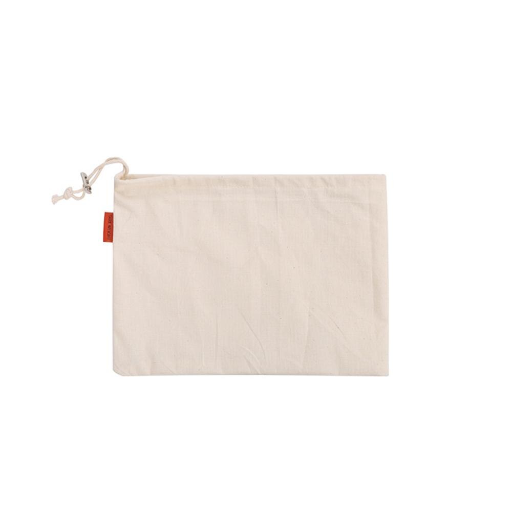Cotton Drawstring Bag Eco-friendly Flour Bag Rice Bread Food Bag 6A Pure Cotton Shopping Bag Linen Drawstring Storage Bags: 01
