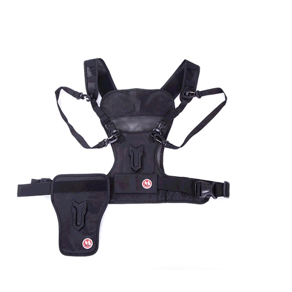 SLR Camera Vest Chest Harness System Double Straps Outdoor Photography Vest Shoulder Straps Fast Camera Straps