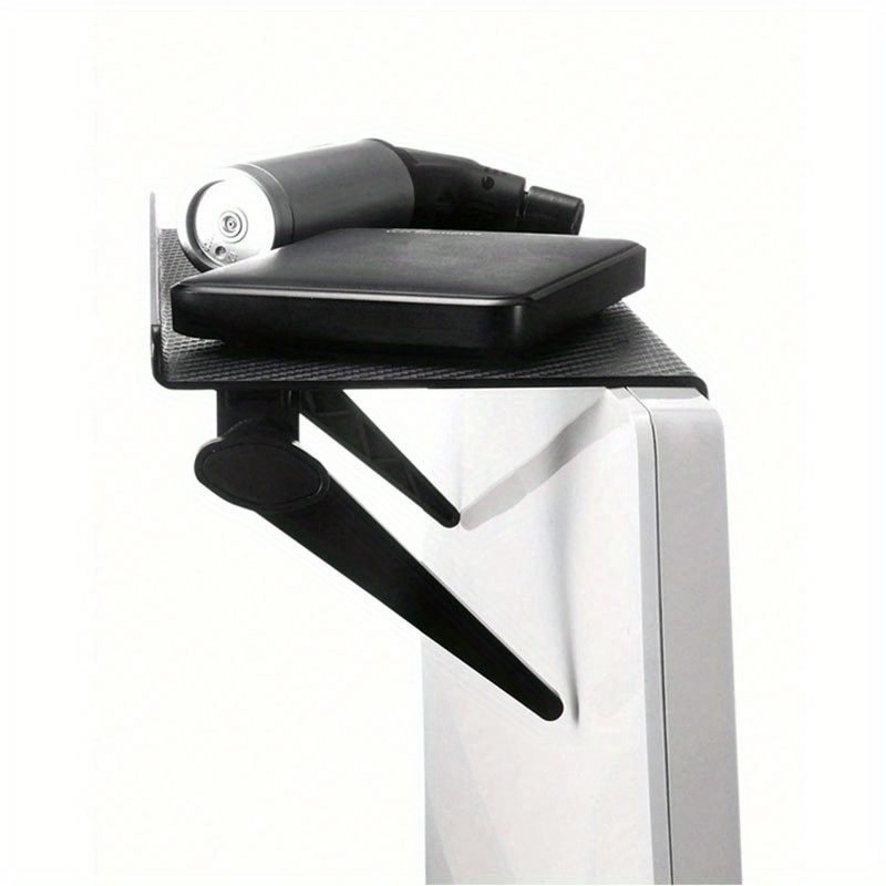 Prateleira de tela de TV de computador sem perfuração roteador set-top box prateleira rack de armazenamento de mesa