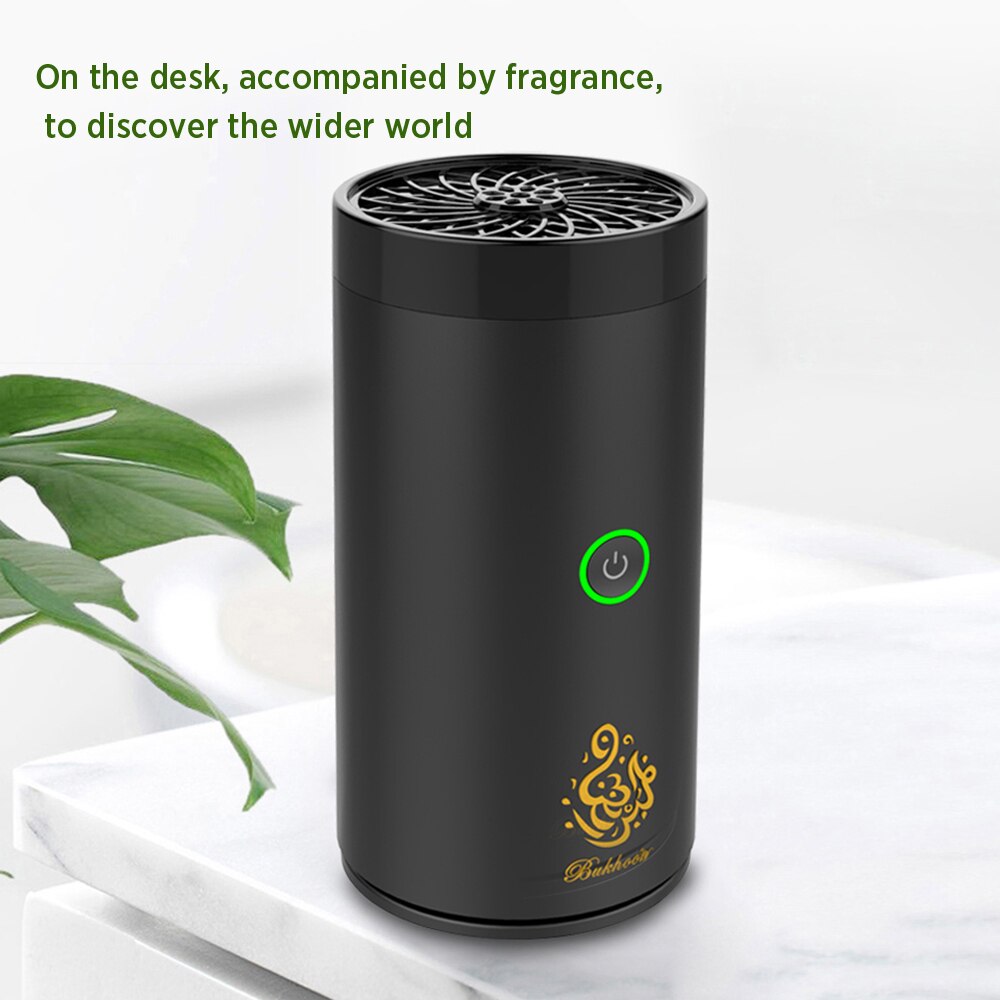 Arabian Aroma Diffuser Explosion Arab USB Mini Car Incense Burner Electronic Aromatherapy Device Arabic Bakhoor Bukhoon