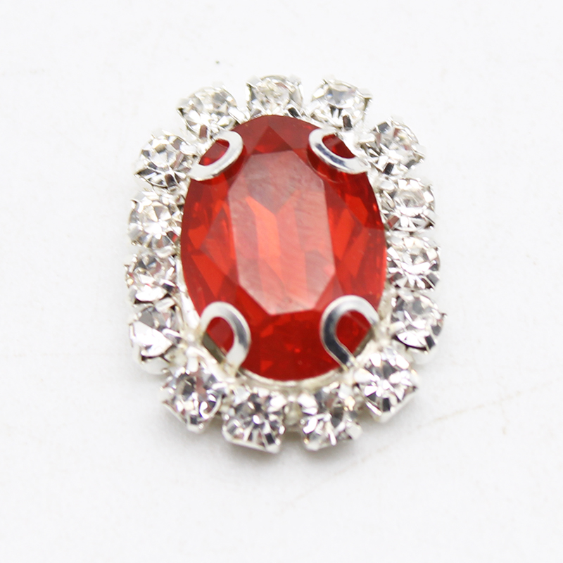 Gorąca sprzedaż 10 sztuk/partia 15*20mm RhinestoneResin galaretki kolor akcesoria do ręcznie wykonane nowe mody błyszczące Cabochon...: 1