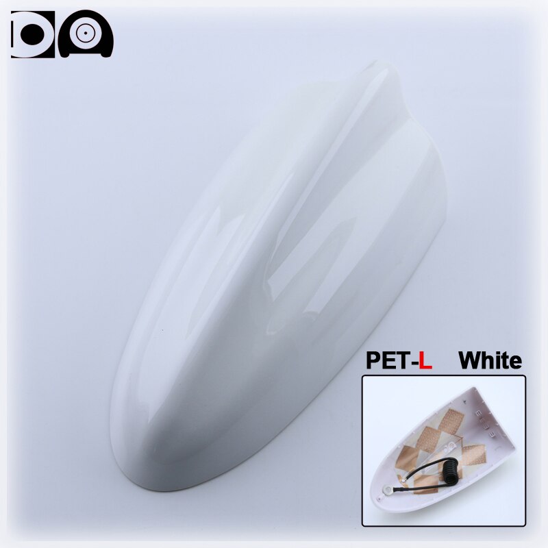 Peinture de Piano en plastique ABS, antenne d'autoradio Super shark fin, accessoires spéciaux pour Lexus CT200h, PET-S PET-L: White PET L