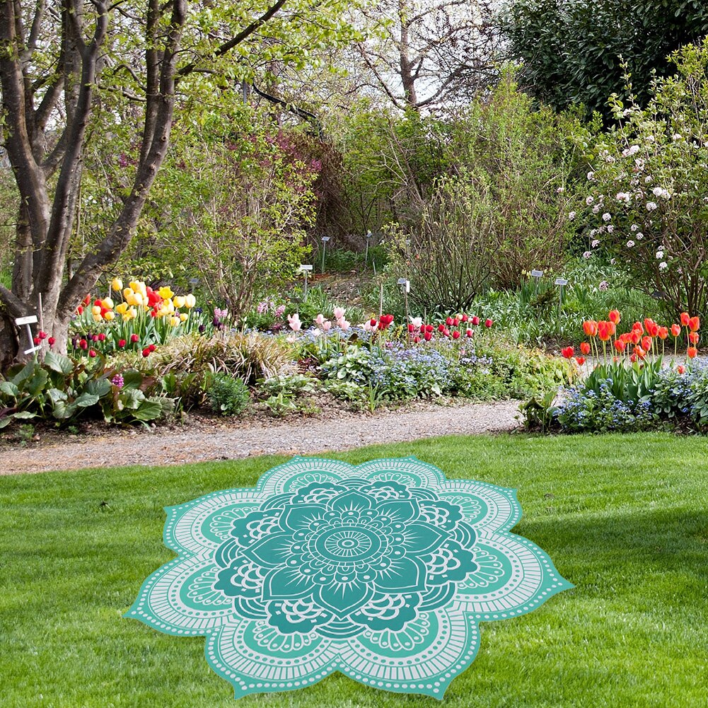 Mandala Ronde Tapestry Zomer Strand Picknick Gooien Tapijt Deken Bohemen Matten Handdoeken Badhanddoeken