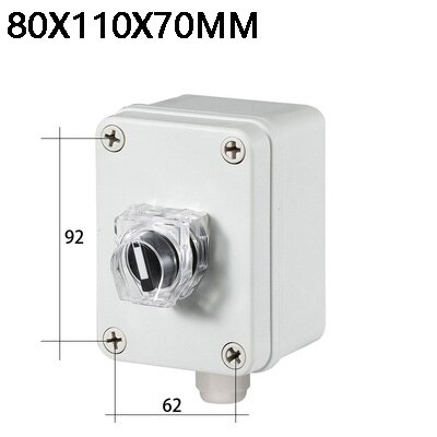 Indoor and outdoor button box Emergency stop start switch Power reset alarm iron door elevator motor Electrical control box: Gold