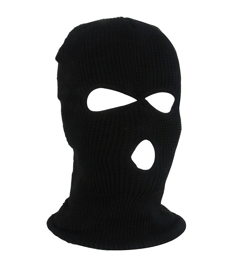 Balaclava Mask Hat Winter Cover Neon Mask Green Halloween Caps for Party Motorcycle Bicycle Ski Cycling Full Face Cover Masks: Black