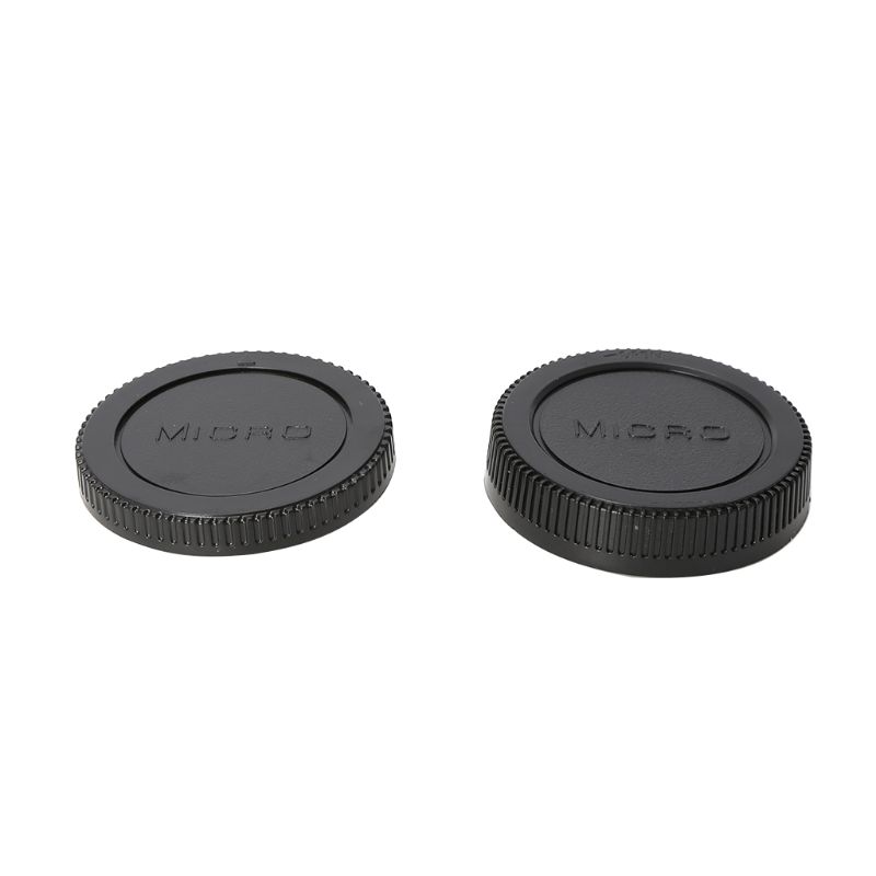 Camera Body Cover Rear Lens Cap Protection Dustproof Plastic Replacement for Olympus Panasonic Micro 4/3 Mount