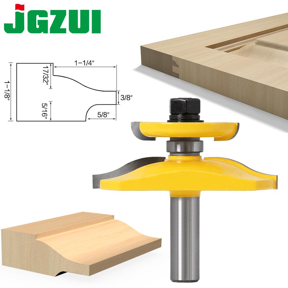 1pc 12mm 1/2 pouces panneau surélevé Ogee routeur peu avec Backcutter Tenon Cutter pour bois outils de travail du bois outil électrique