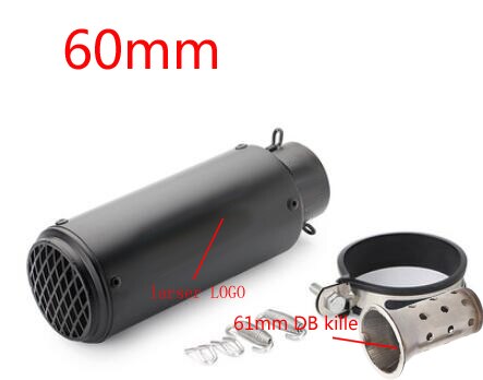 51Mm/60Mm Inlet Motorfiets Pijp Escape Uitlaat Sc Uitlaat Voor Gp-Project Met Db killer Universal Pitbike Vespa: J-1