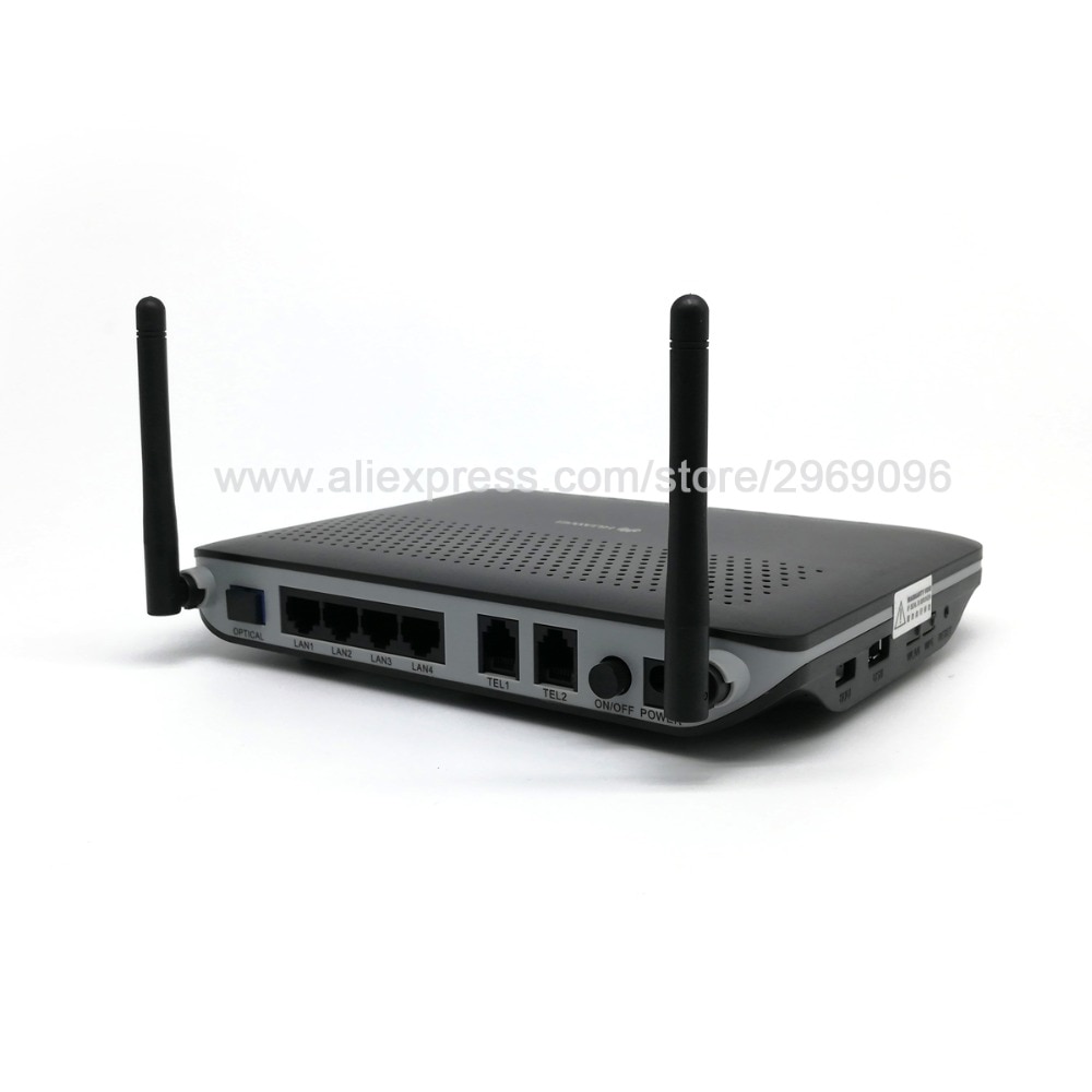 Second hand HG8245 GPON ONU ONT FTTH HGU Router Mode 4GE+2TEL+WIFI+USB with antenna