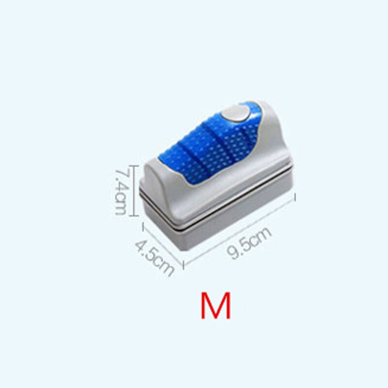 Magnetic Aquarium Tank Cleaner Magnetic Brush Aquarium Tank Fish Tools Floating Glass Algae Cleaning Scraper: M