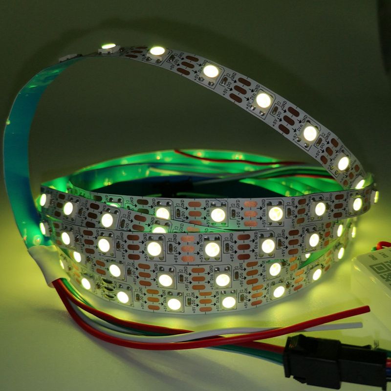 USB LED Strip RGB WS2812 WS2812B Addressable Pixel Tape 17Keys Remote Controller For TV Back Under Cabinet Lamp DC5V 1-5M