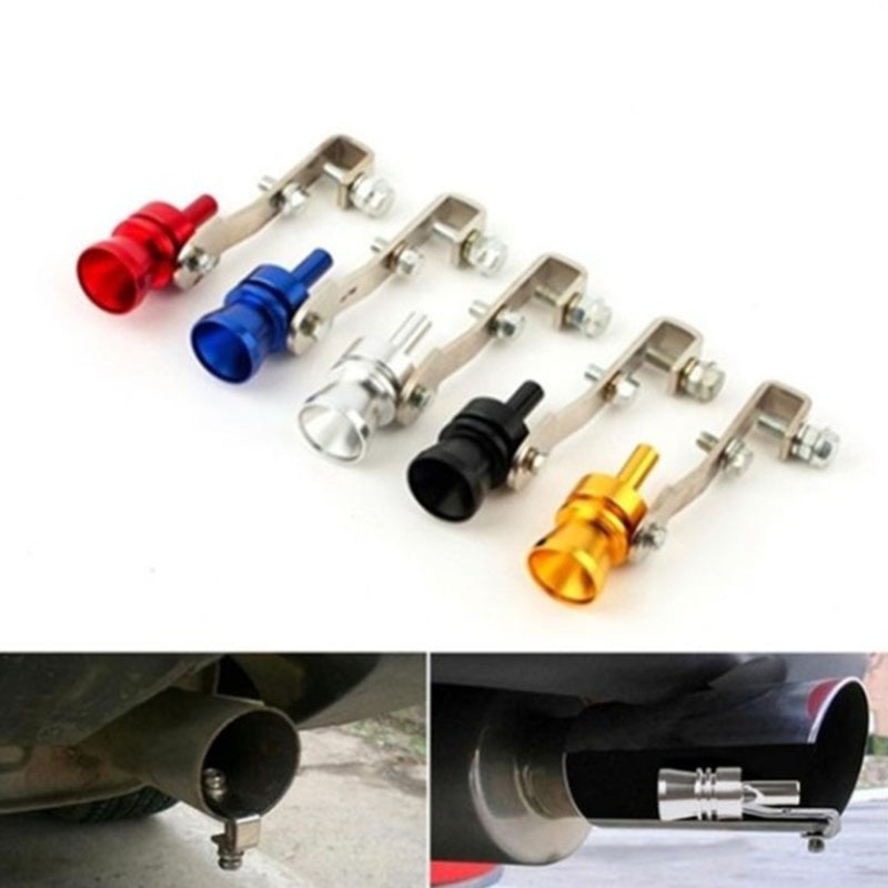 Automobile modified turbo whistle exhaust pipe sound simulator tail throat whistle car accessories