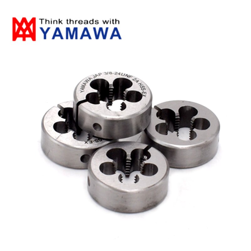 HSSE Left Hand Thread Round Die UNF 10-32L 1/4-28L 1/4-32L 1/4-36L 5/16-24L 3/8-24L Adjustable AR-D Screw Threading Dies