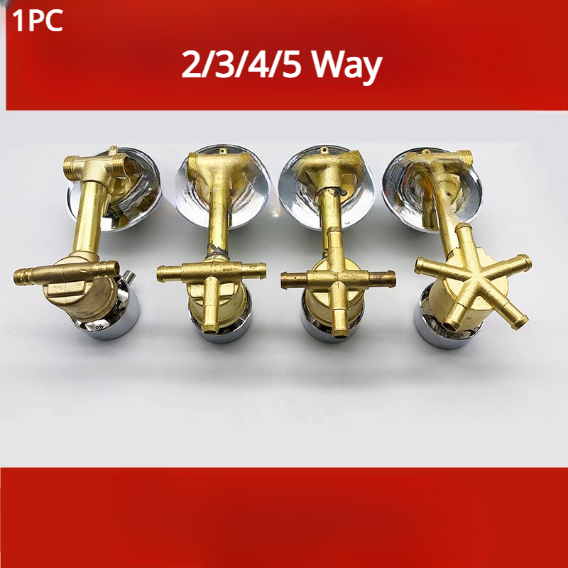 2/3/4/5 Way Shower Switch Control Shower Room Faucets Mixer Shower Cabin Accessories Valves Diverter Tap