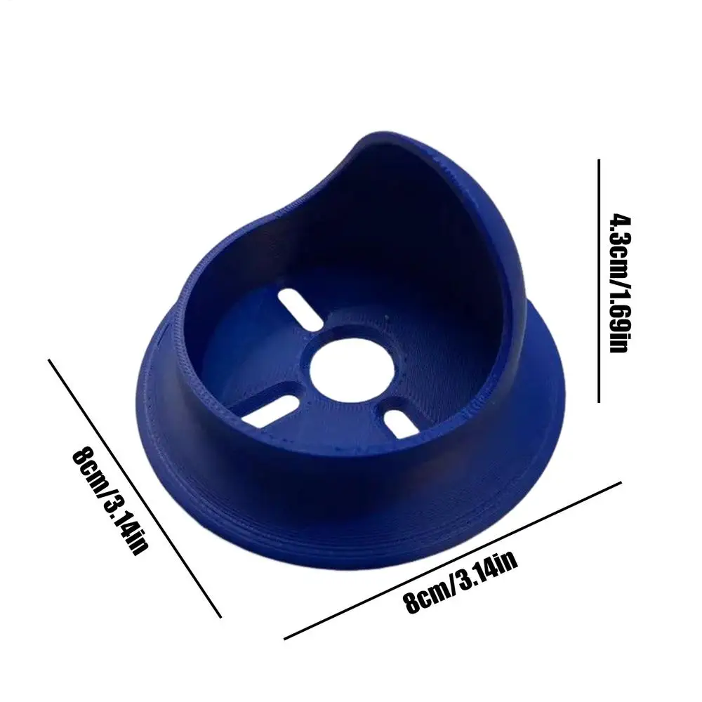 Colector de polvo de taladro, sierra perforadora, recolector de polvo, martillo eléctrico, cuenco para cenizas de perforación para el hogar y la construcción, reparaciones, montaje de muebles: Azul