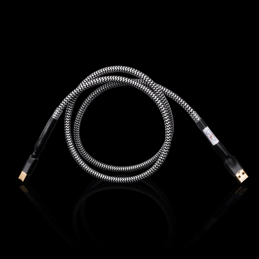 HIFI USB Cable DAC USB AB Decoder Data Cable External Sound Card Dual Shielding Line for Camera Computer Connect with Printer