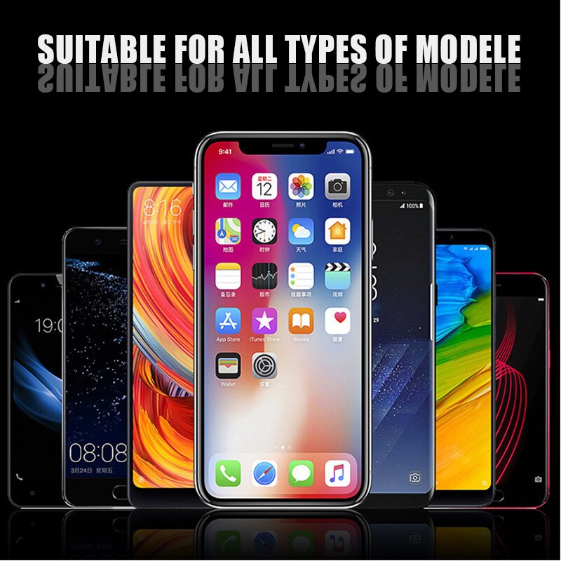 Caricabatterie rapido Wireless QI caricabatterie Wireless 10W per iPhone 11 Pro X Xs Max Samsung S10 nota 10 + 8 Plus caricabatterie sensore sfiato aria auto