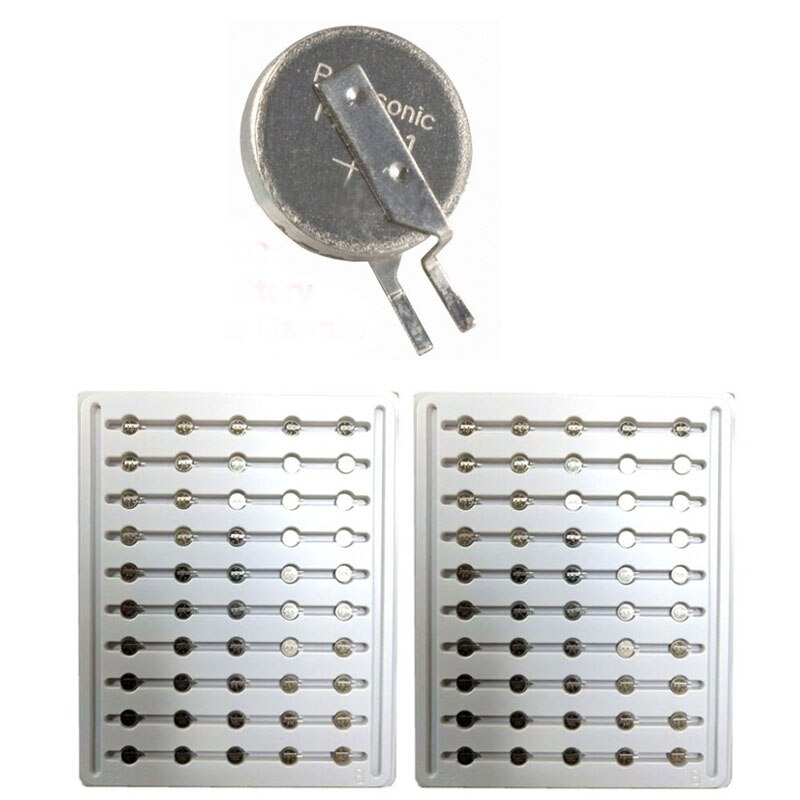 Lot 50pcs Original Brand ML621 ML621S ML-621S/DN 3V 5.5mAh Rechargeable RTC Coin Button Battery with Pins Plug for Panasonic